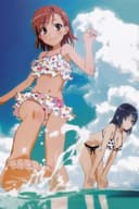 A Certain Scientific Railgun: Being a Photo Shoot Model Under the Blazing Sun Isn't Easy, Is It?